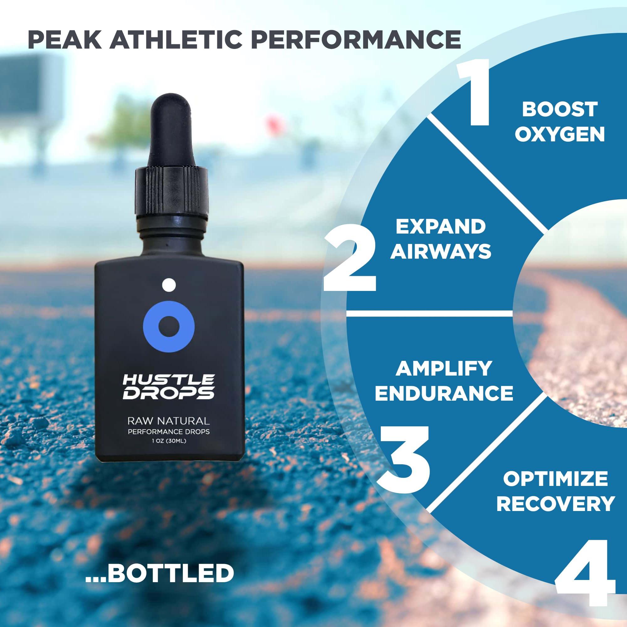 Hustle Drops DropFx Hustle Drops - Fast-Acting Respiratory Support with Peppermint & Wintergreen, Natural Breathing Enhancement, Airway Expansion & Oxygen Flow