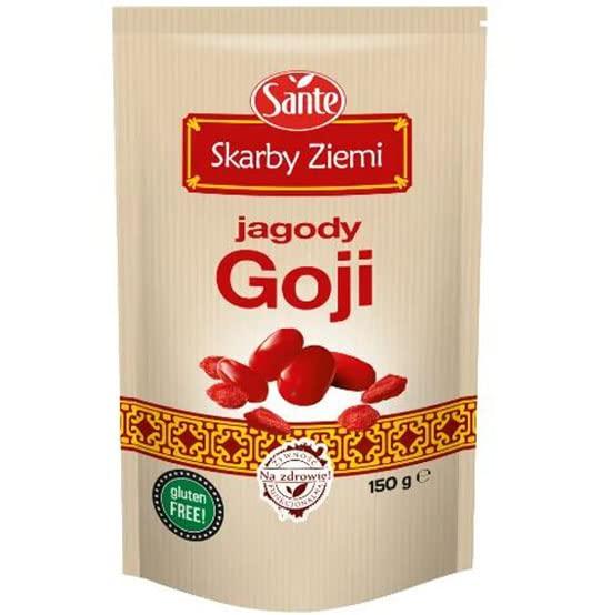 Sante Sante Skarby Ziemi Jagody Dried Goji Berries Gluten Free 150g Bag