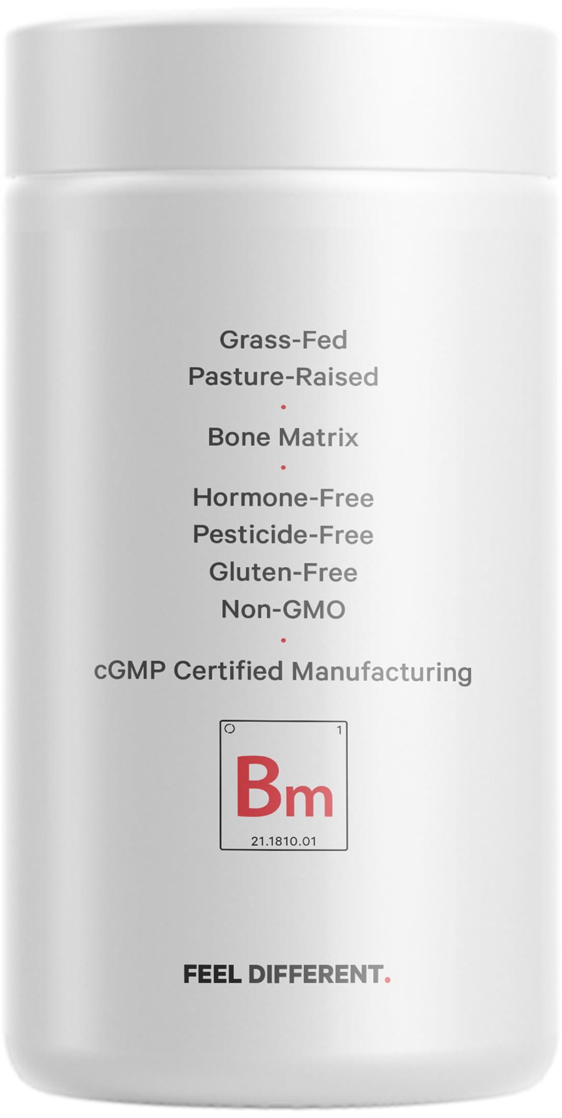 Codeage Codeage Grass Fed Bone Marrow Supplement - Freeze Dried, Non-Defatted, & Desiccated Beef Bone Marrow Pills - Raw Whole Bone Marrow, Bone Matrix, Cartilage - 3000mg per Serving - 180 Capsules