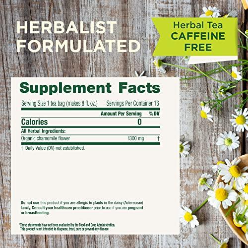 Traditional Medicinals Traditional Medicinals Organic Chamomile Herbal Tea, 16 Count