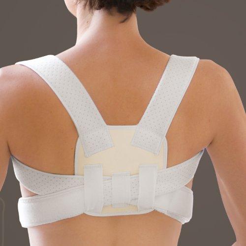 FootSmart Posture Corrective Brace- White 22"-46"