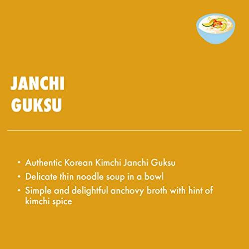 Surasang Surasang Kimchi Janchi Guksu, Spicy and Savory Korean Thin Non-Fried Noodle with Kimchi Bowl, Healthy Instant Noodle, 5.92 Ounce, Pack of 1