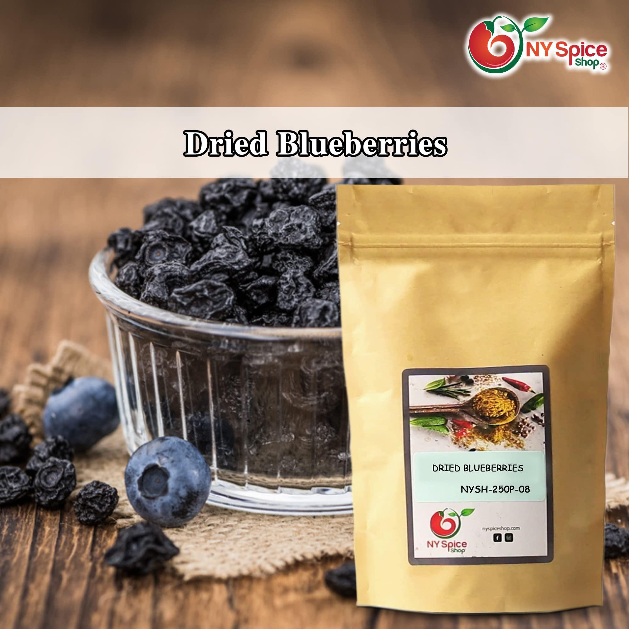 NY Spice Shop NY SPICE SHOP Whole Dried Blueberries - 48 Ounces Dried Blueberries - Blue Berries Fruit - Dehydrated Blueberries Fresh Dried Blueberries Bulk, Blueberry Raisins - Dry Fruits, Dried Blueberries,