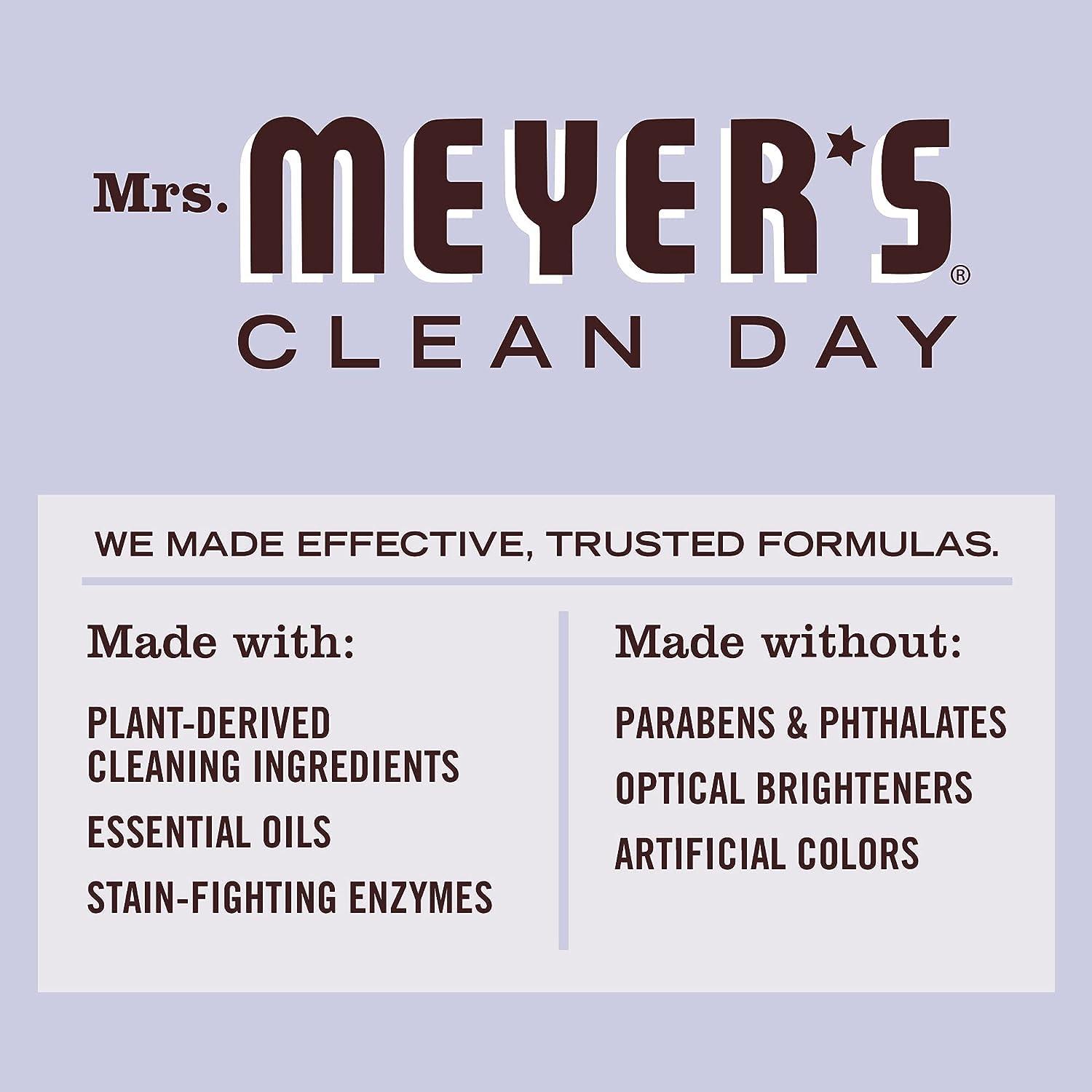 MRS. MEYER'S CLEAN DAY Mrs. Meyers Clean Day Lavender Laundry Detergent Concentrated Loads Per Bottle (64 Fl Oz (Pack of 4))