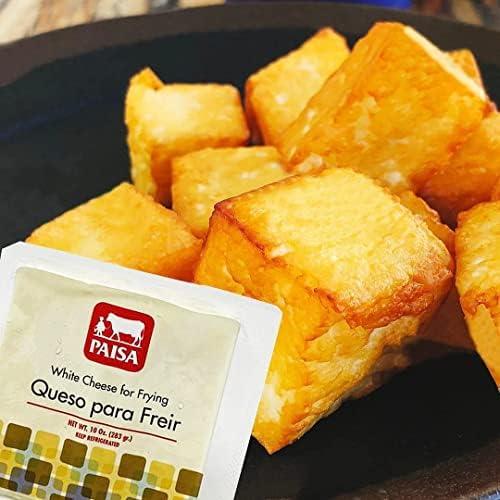 Paisa Queso para freir - White Cheese for Frying (Pack of 4-40 oz total)