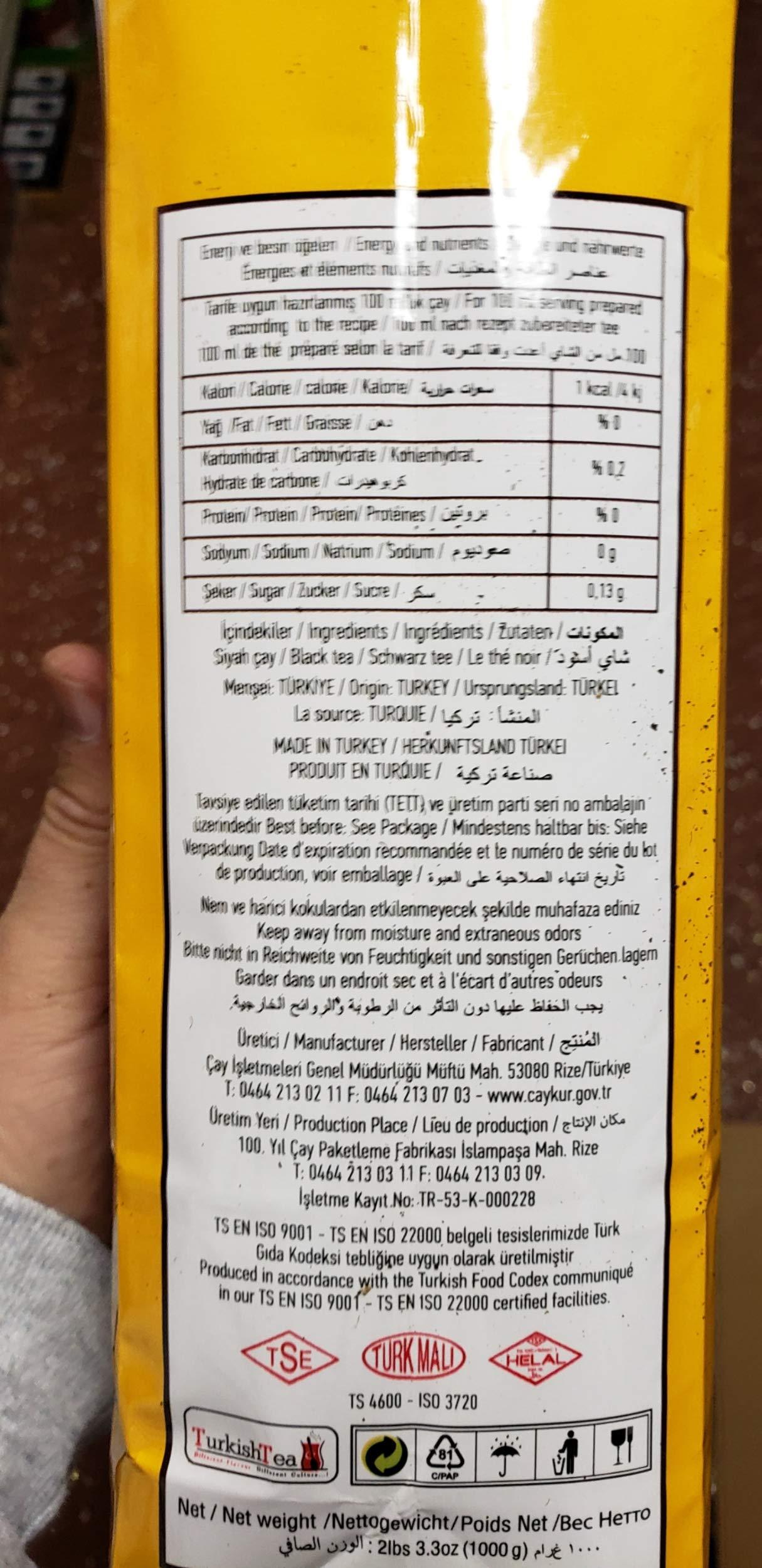 Caykur Turkish Tea 2.2 Lbs - Caykur Rize