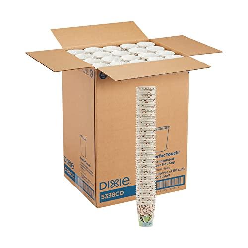 Dixie Dixie - PerfecTouch Hot Cups, Paper, 8 oz., Coffee Dreams Design, 50/Pack