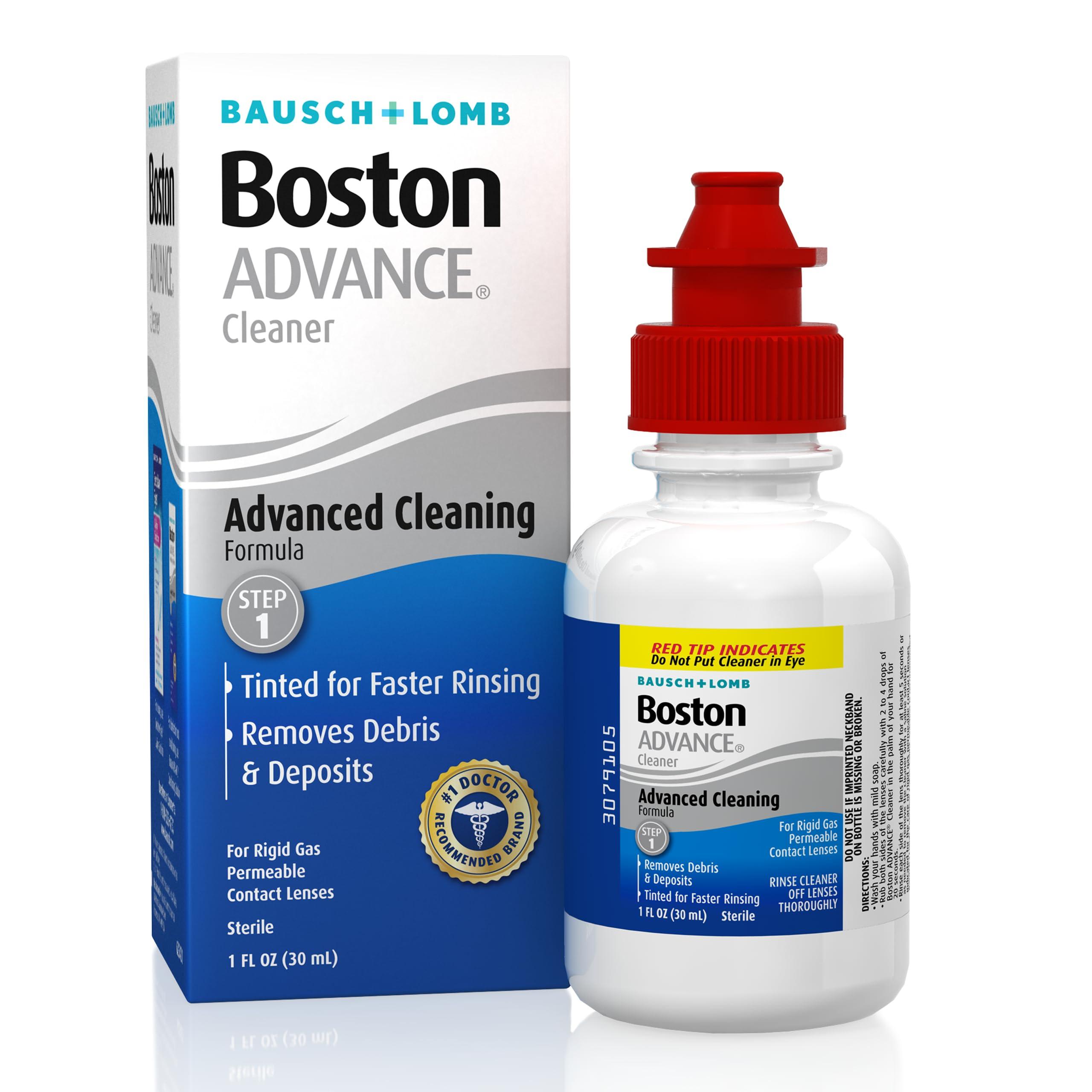 Boston Boston Advance Contact Lens Solution by Bausch+ Lomb, for Gas Permeable Contact Lenses, 1 Fl Oz (Packaging May Vary)