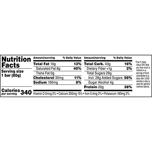 Gatorade - Bars Gatorade Recover Chocolate Caramel Whey Protein Bar, 2.8 Ounce