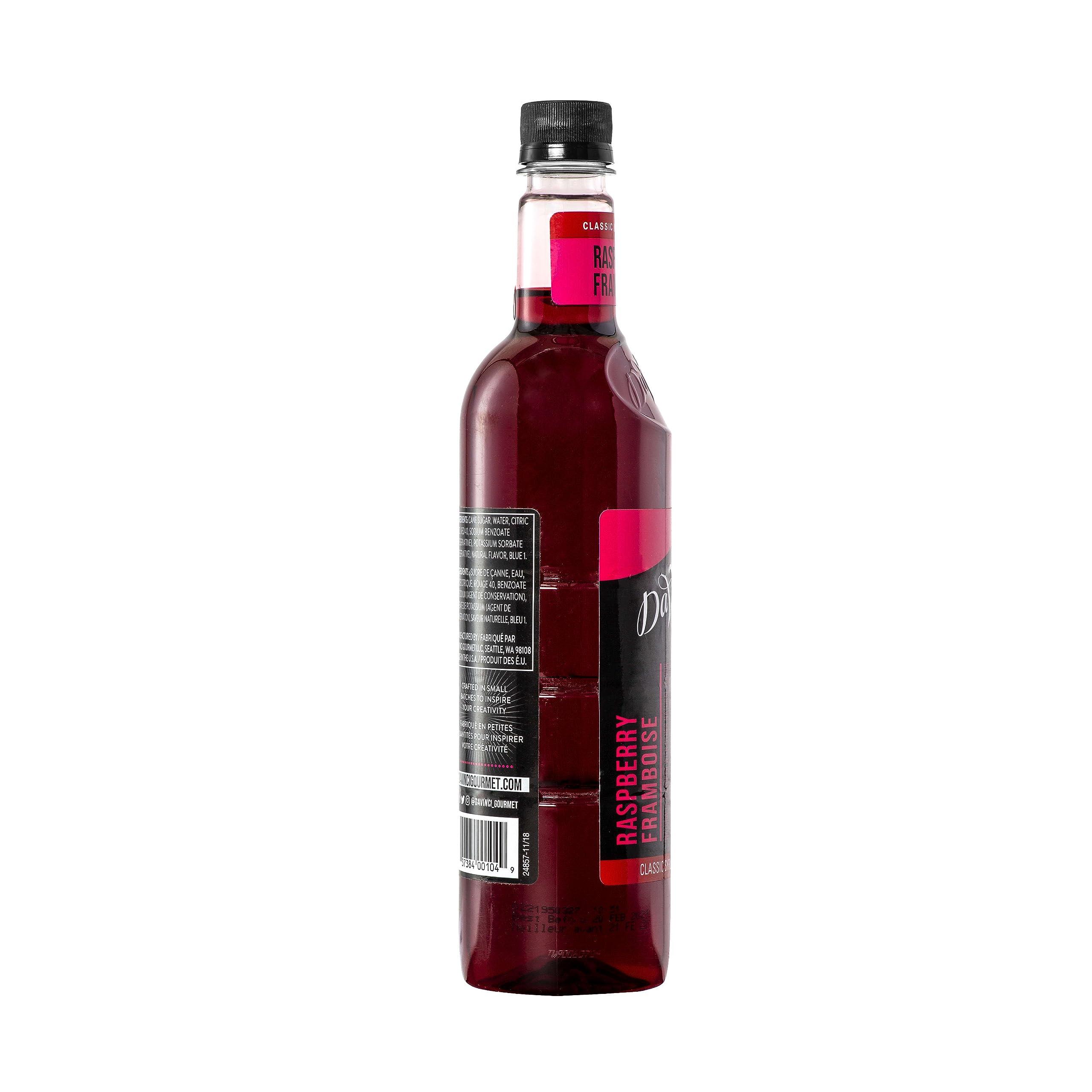 DaVinci Gourmet DaVinci Gourmet Classic Raspberry Syrup, 25.4 Fluid Ounce (Pack of 1)