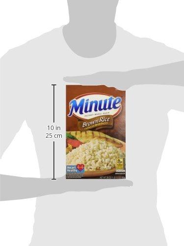Minute Minute Brown Rice, Instant Brown Rice for Quick Meals, 28-Ounce Box (Pack of 4)
