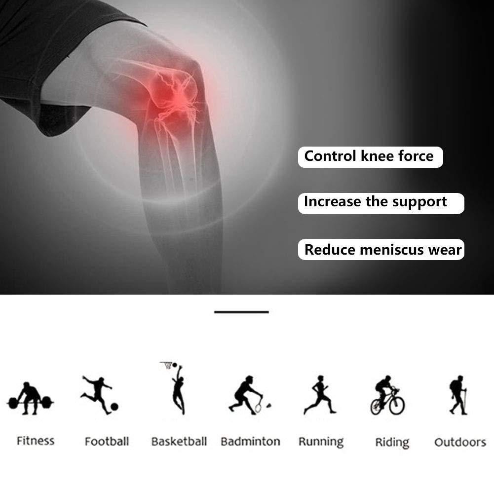 Yosoo Health Gear Yosoo Health Gear 2 Pack Knee Brace, Knee Compression Sleeve for Women Men, Comfortable Knee Support for Weightlifting Fitness Running Workouts Sports(XL-Red)