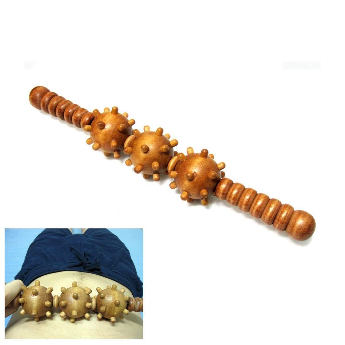 [KEMOEM] KEM Fascia and Cellulite Remover Abdomen Belly Massage Trigger Point Massager Stick Balls 2 Piecss