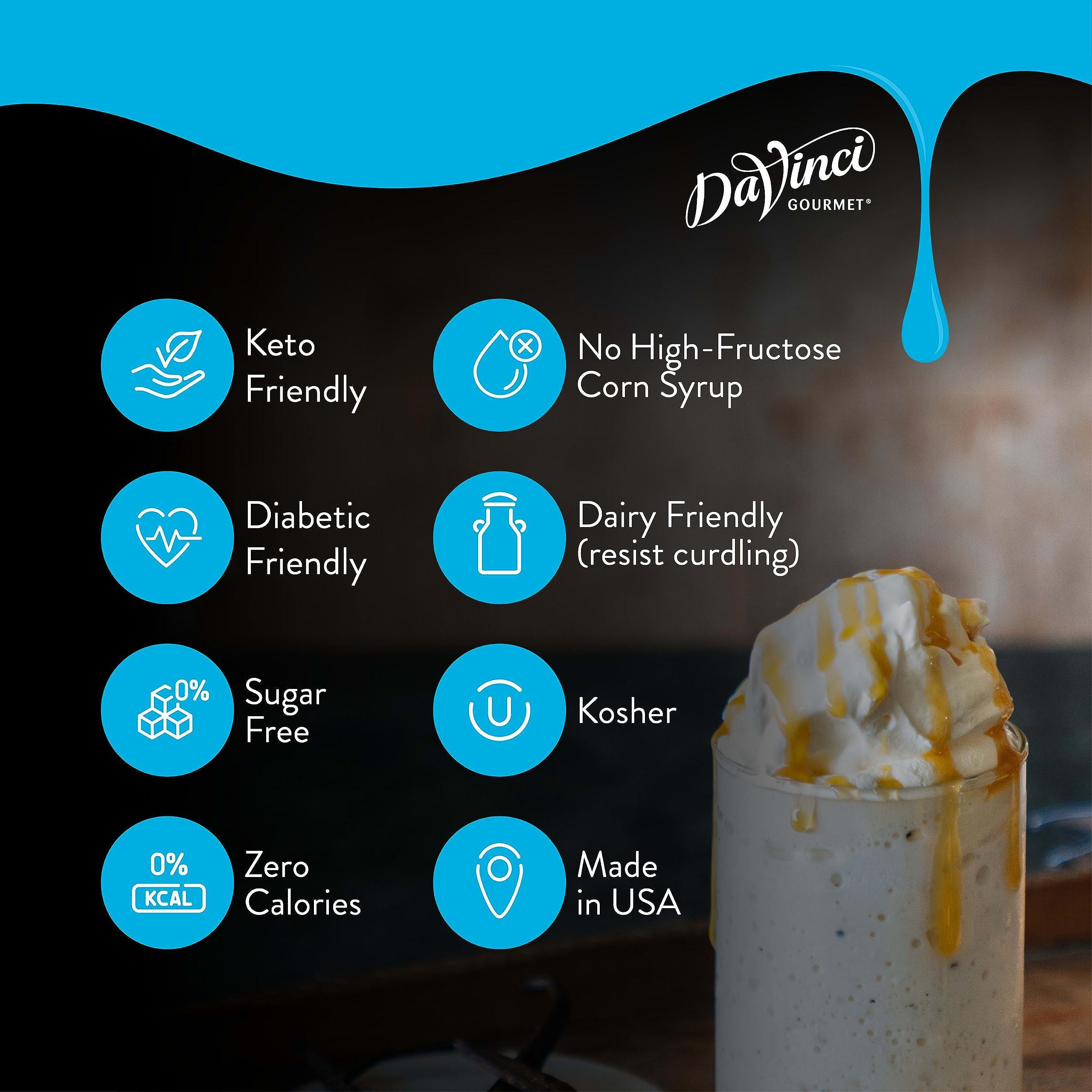 DaVinci Gourmet DaVinci Gourmet Sugar-Free Macadamia Nut Syrup, 25.4 Fluid Ounces (Pack of 1)