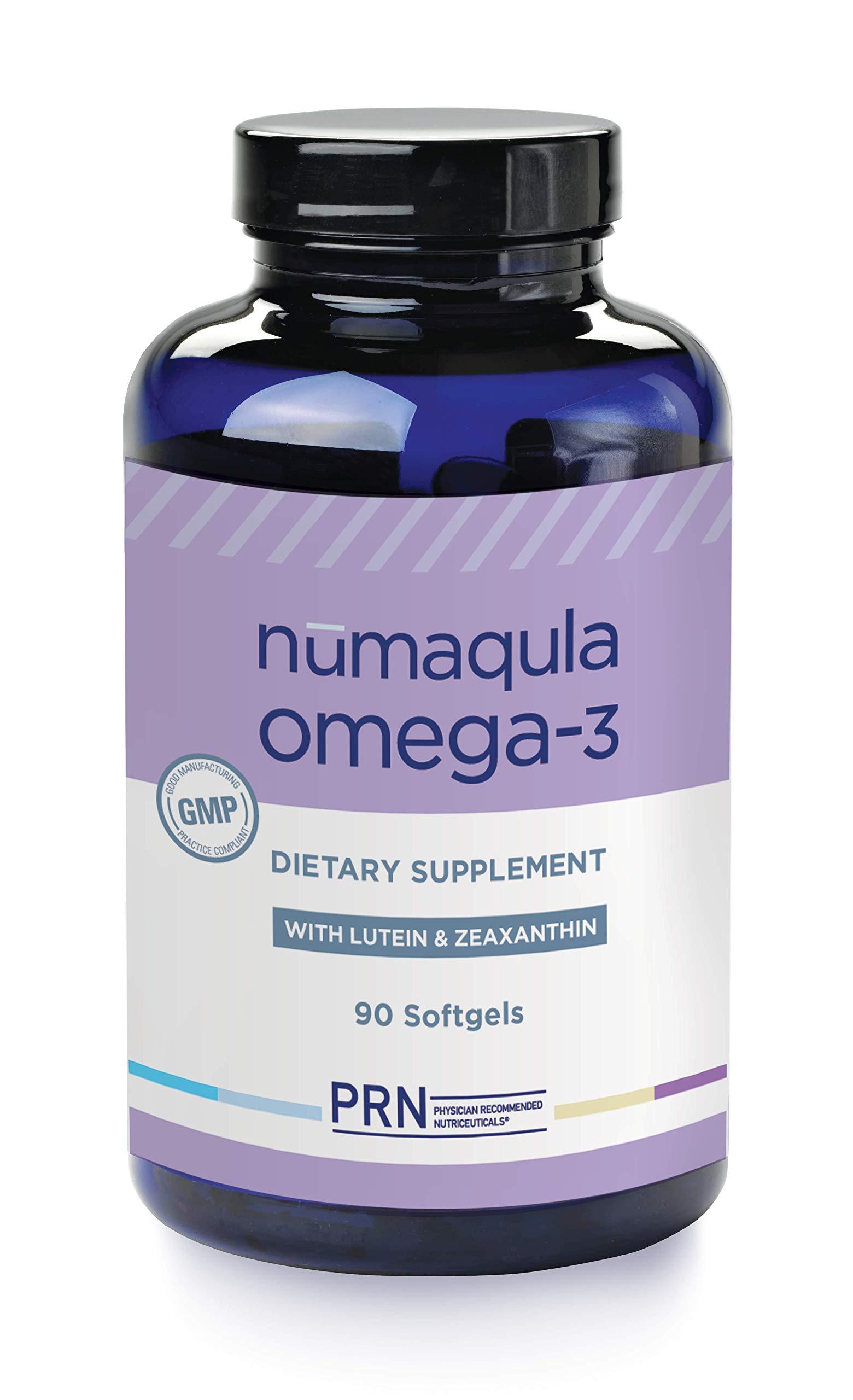 PRN Physician Recommended Nutriceuticals PRN nmaqula Omega-3 High DHA Supplement with Lutein & Zeaxanthin - 1400mg DHA & 400mg EPA in Re-Esterified Triglyceride - Important Nutrients for Macula & Retina Support 1 Month Supply