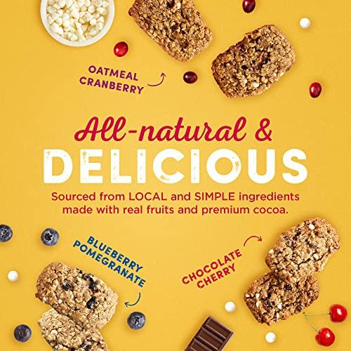 COOPER STREET Cooper Street - Chewy Granola Bakes, Cranberry Oatmeal Cookies, Oatmeal Bars Alternative, Guilt-Free Snacks/Breakfast Cookies, No Nuts, Dairy, Soy & Artificial Ingredients, 12ct Economy 2 Packs