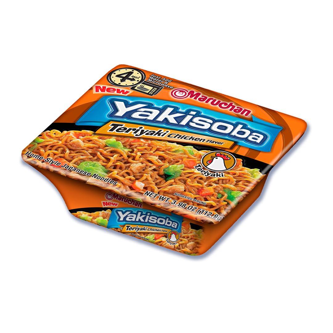 Maruchan Maruchan Yakisoba Teriyaki Chicken, Japanese Instant Ramen Noodles, 3.98 Oz, 8 Count