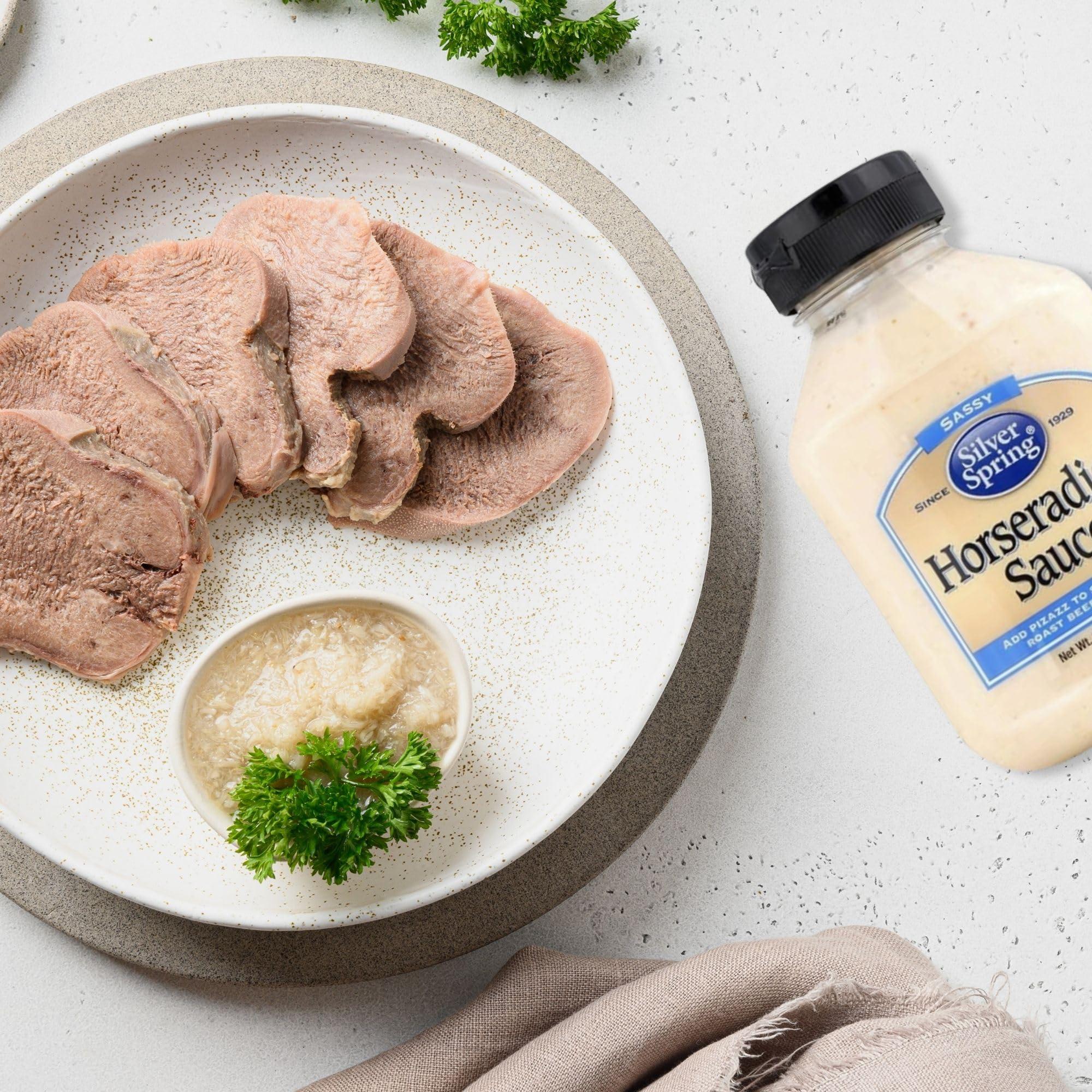 GOOD FOR MY HOME Horseradish Sauce Bundle. Includes One - 9.25 Oz Silvre String Horseradish Bottle Comes with Good for My Box, Creamy Horseradish Cream Ideal for Sandwiches, Roast Beef, and Culinary Delights.