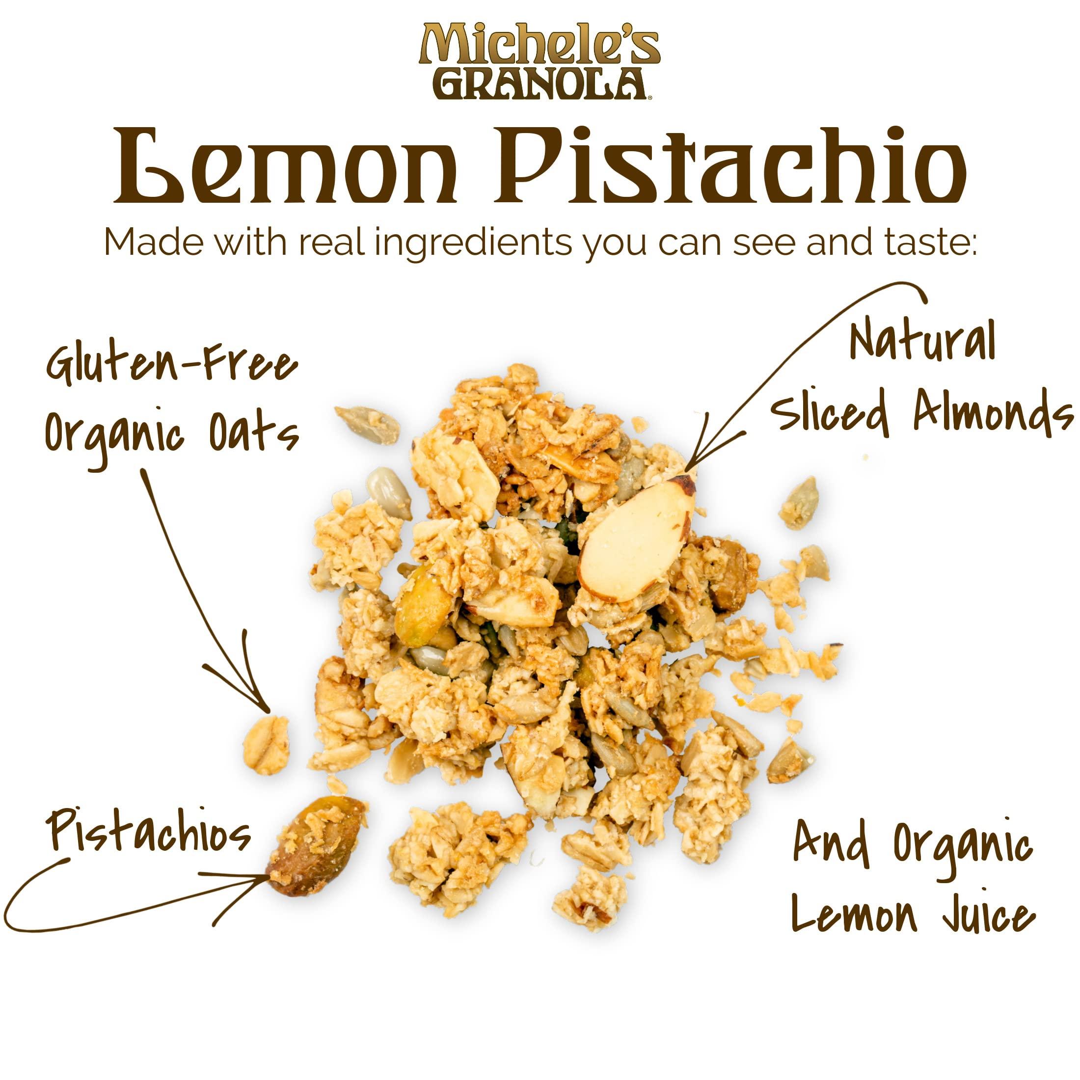 Micheles Granola Michele\'s Granola Lemon Pistachio, Gluten-Free & Non-GMO, 12 Oz Package, Pack of 3