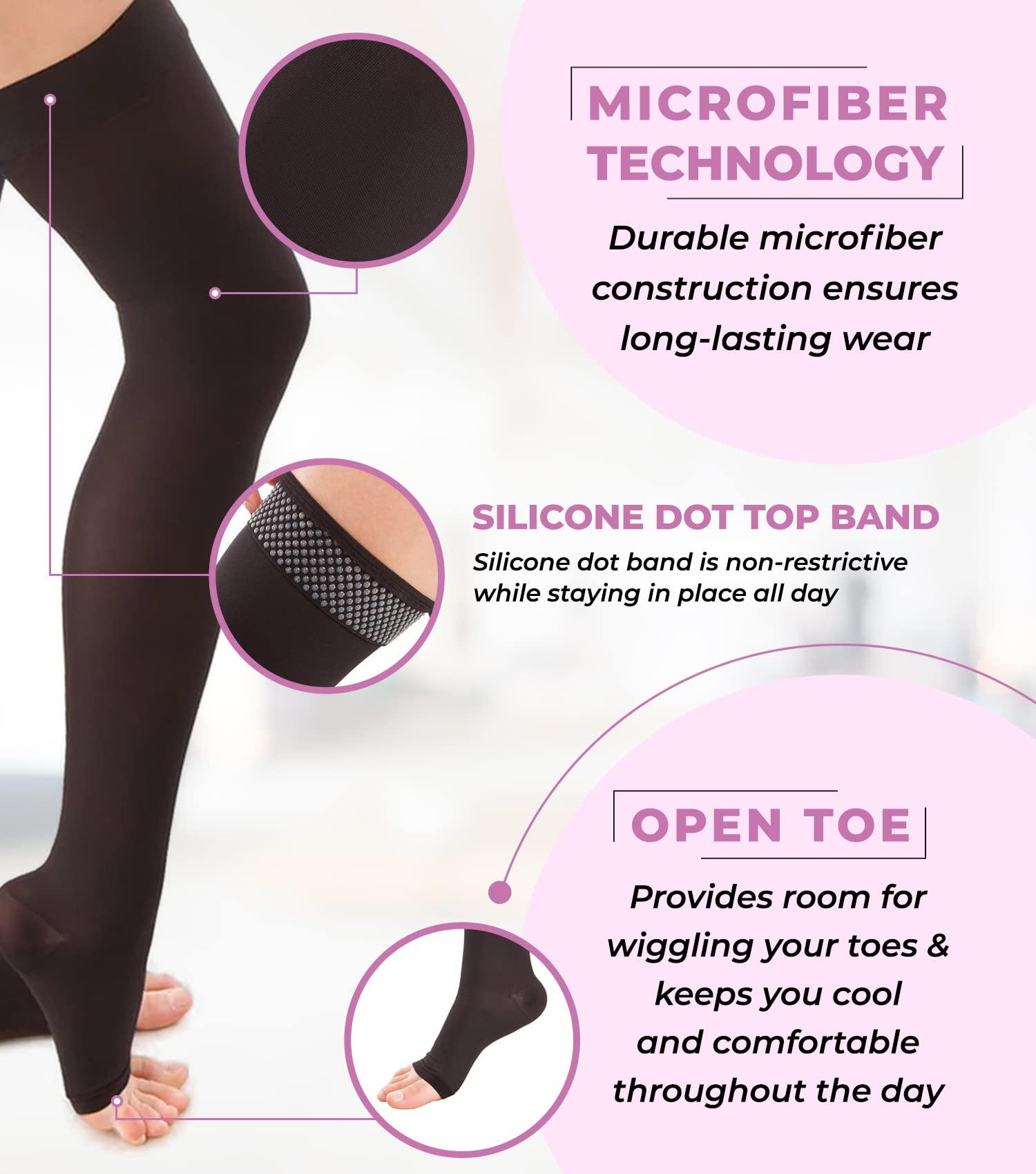 Therafirm Therafirm Support Pantyhose - 20-30mmHg Moderate Compression Stockings (Sand, XXL)