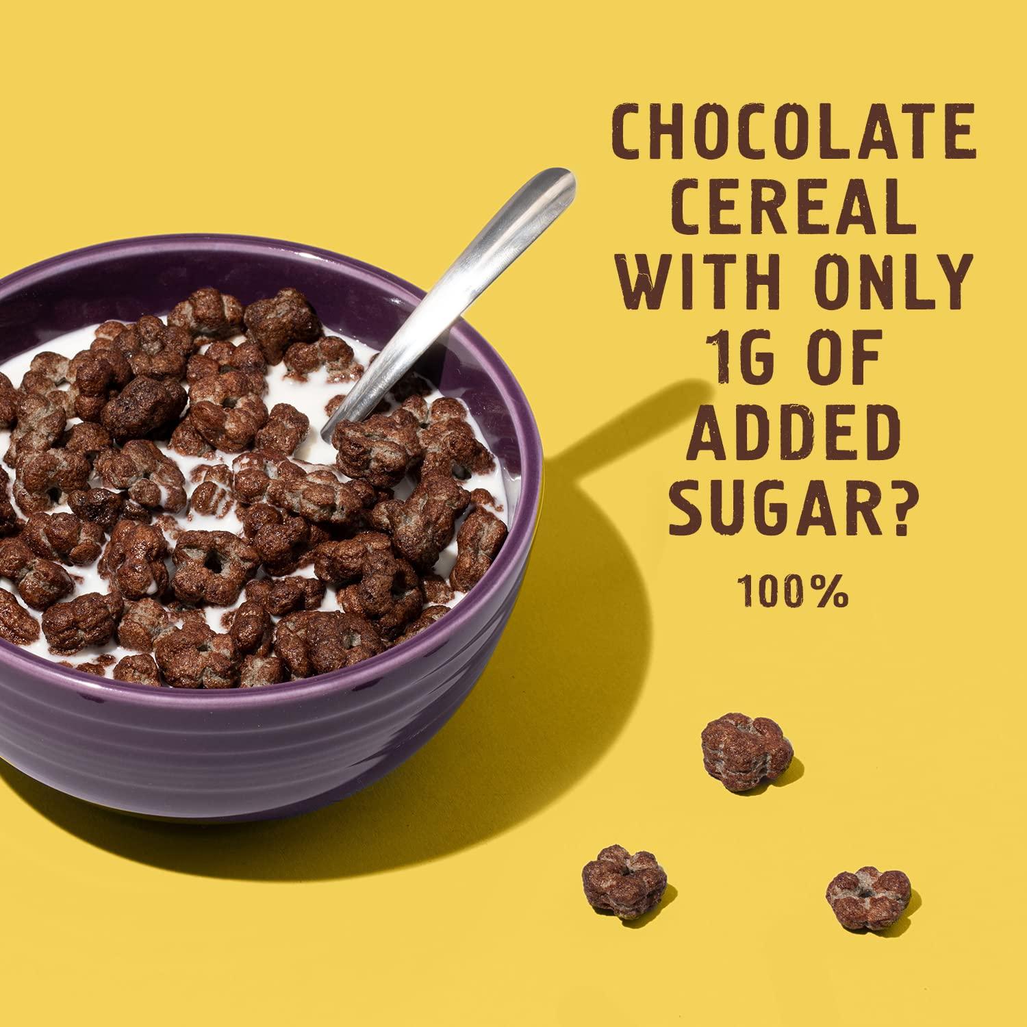 Seven Sundays Seven Sundays Sunflower Cereal, Real Cocoa, 8 Oz Bag, Grain & Gluten Free, 5g Upcycled Protein, 1g Added Sugar, Crunchy Chocolate Snack
