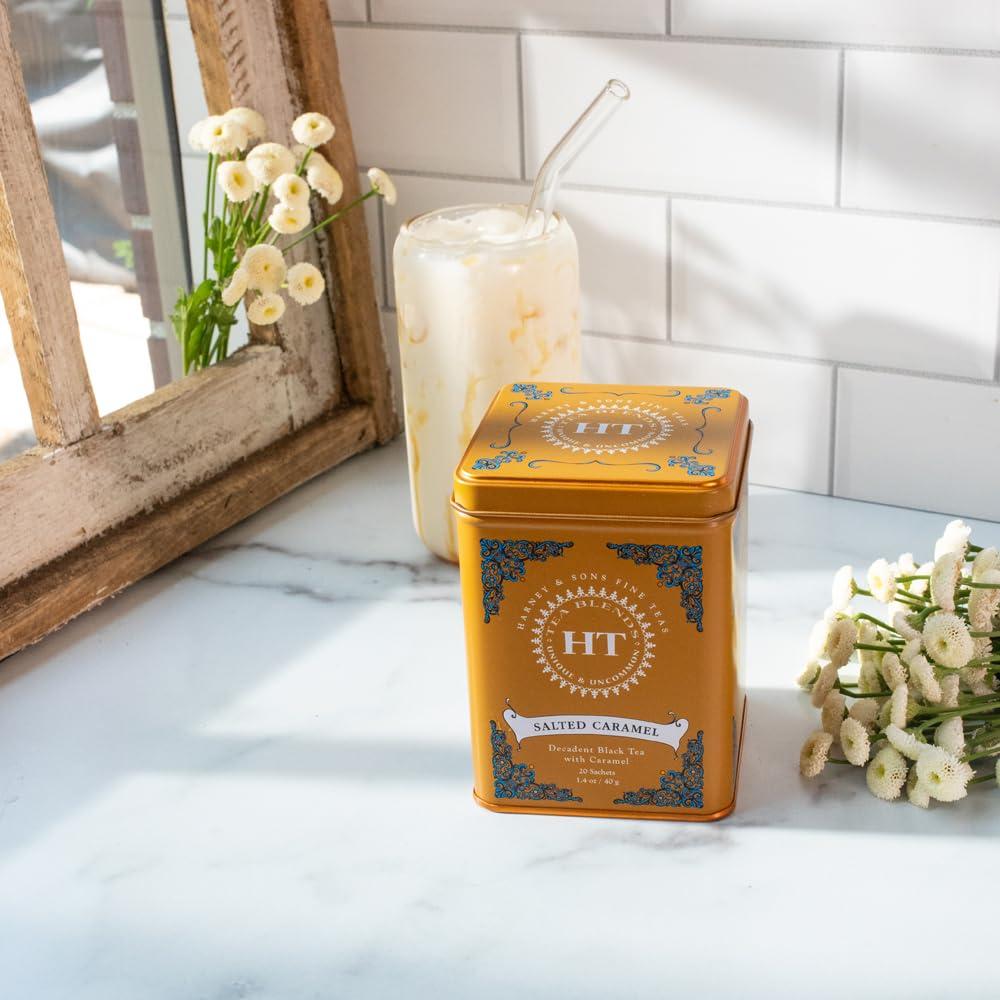 Harney & Sons Harney & Sons Salted Caramel Tea, 20 count sachet tin