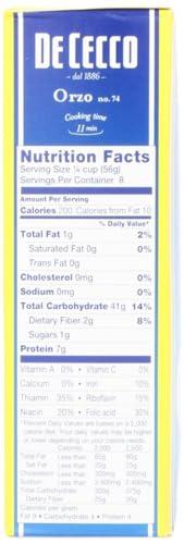 De Cecco De Cecco Orzo No. 74, 16-Ounce Boxes (Pack of 20)