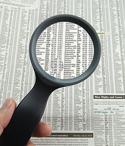 Carson Carson HandHeld 2.5x Power Magnifier with 5x Spot Lens (JS-40) , black