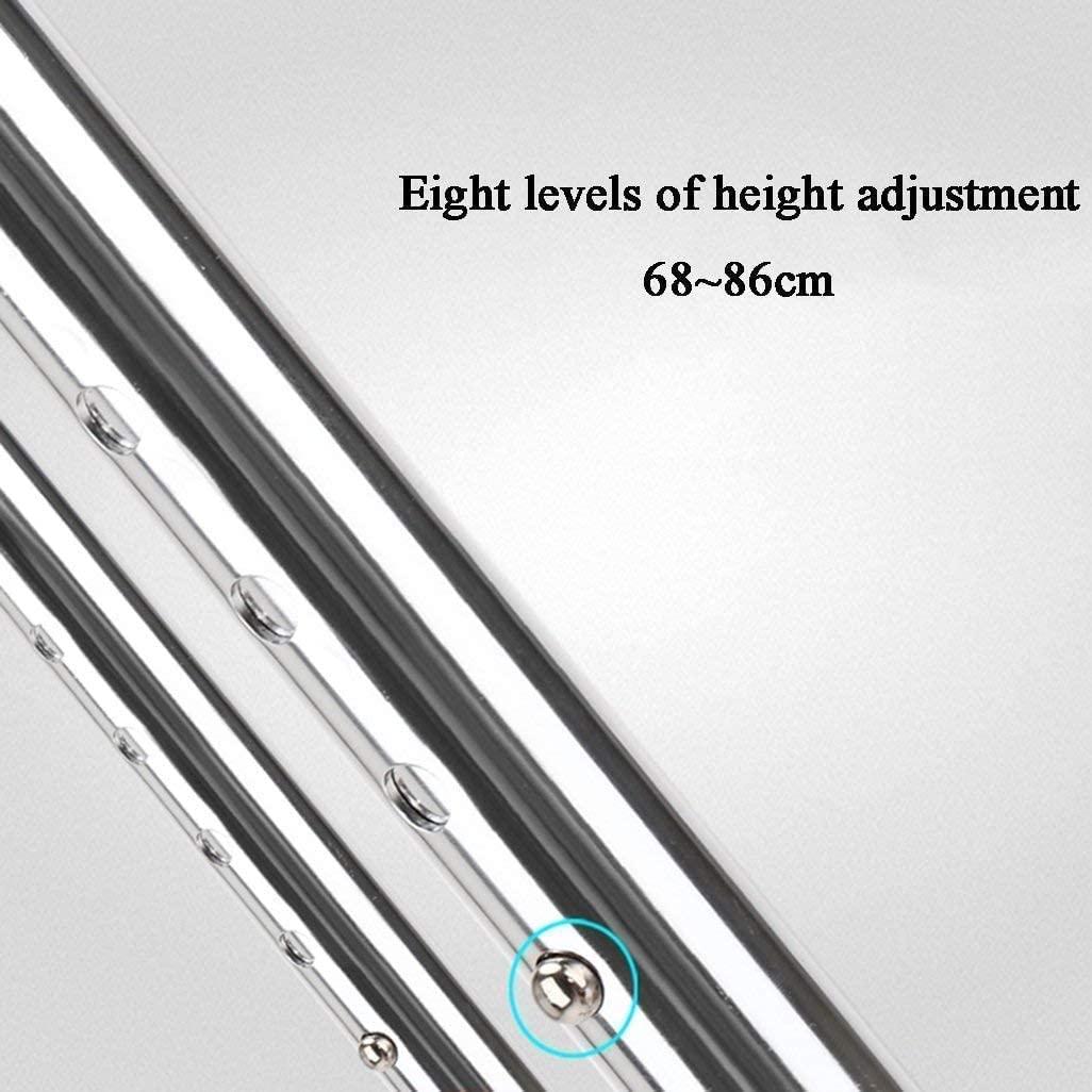 GeRRiT Walking Stick Walkers for Seniors Walking Stick/Crutches Lightweight Aluminum Alloy Canes with Sponge Handle 8 Adjustable Height Levels for Elderly Men or Women Cane rollator Walker, Durable