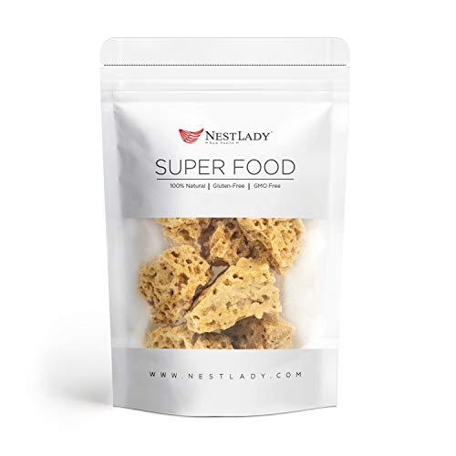 NESTLADY NESTLADY Natural Honey Comb Rock Sugar, 100% Natural, , Used in Sweet Desserts, Soups, and Cakes, Good For Health | Net weight: 100g (3.53oz) , Harvested in Malaysia, Packed in USA