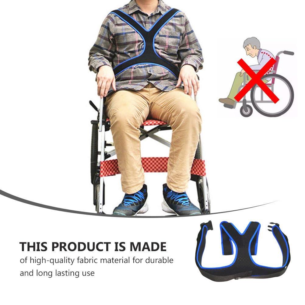 Healifty Healifty Seat Adjustable Breathable Chest Cross Positioning Anti-Slip Restraint Systems for Patients Elderly Cares
