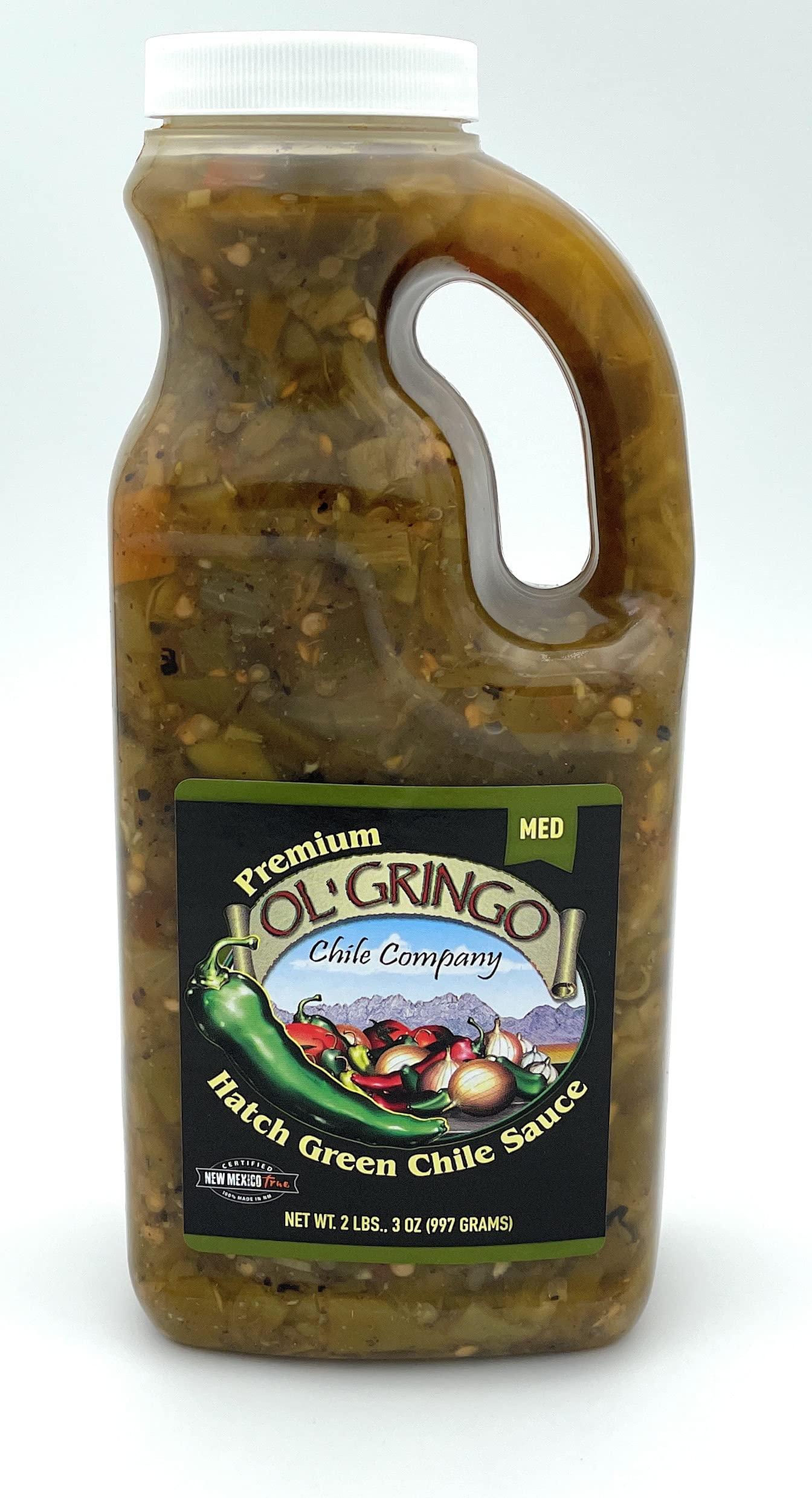 Ol' Gringo Chile Company Ol' Gringo Chile Company Premium Hatch Green Chile Sauce Medium 35 Ounce Bottle