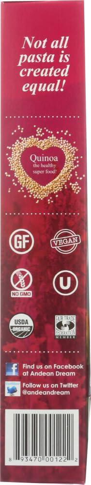 Andean Dream Andean Dream, Quinoa Pasta, Organic Fusilli, 8 oz (227 g) Andean Dream, Quinoa Pasta, Organic Fusilli, 8 oz (227 g) - 2pcs
