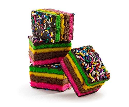 Gimmee Jimmy's Cookies Fresh Baked Rainbow Cookies | Gimmee Jimmy's Cookies- 14 Pounds of Authentic Rainbow Cookies in a Beautiful Gift Tin