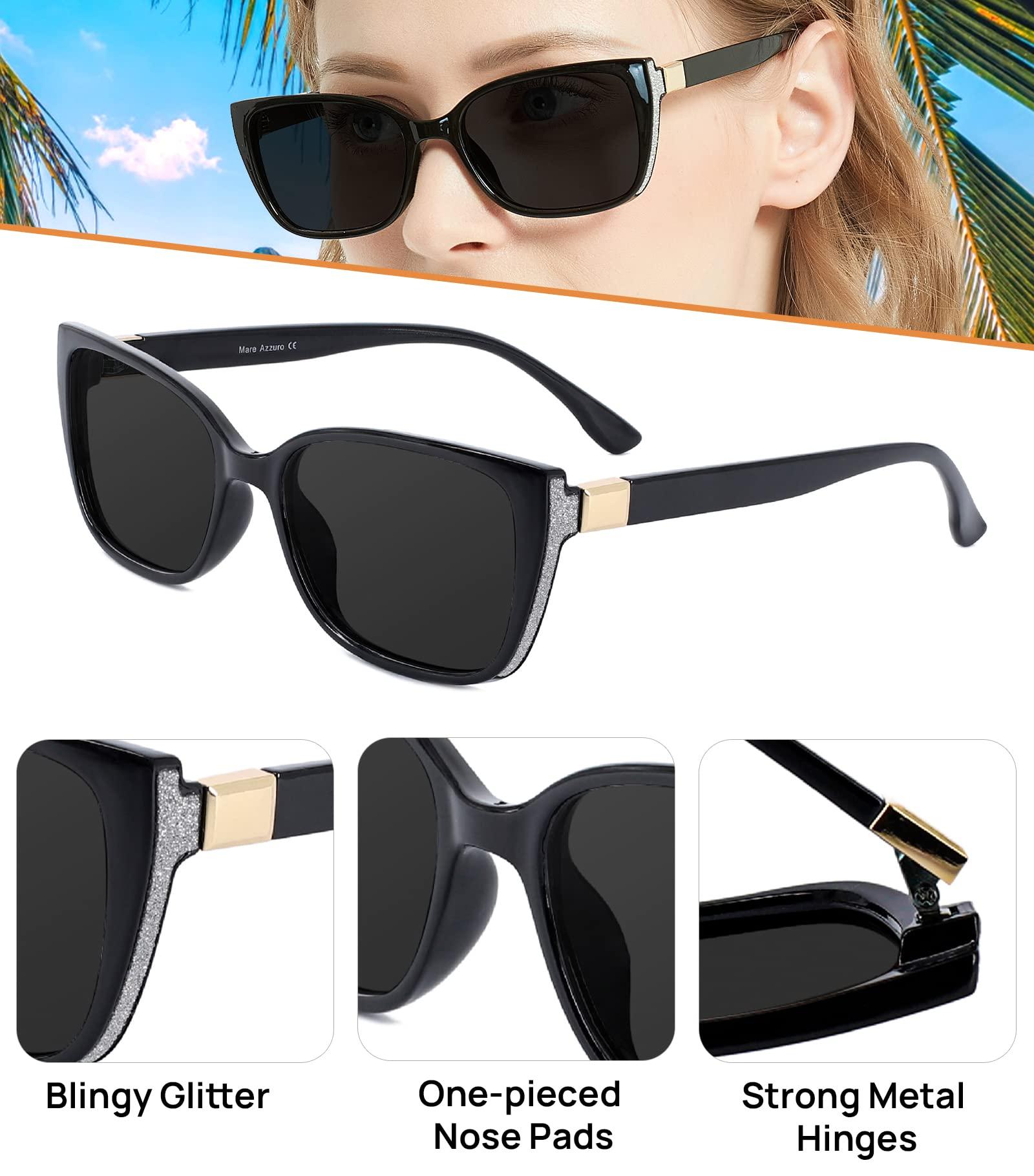 WEMOOTANTS WEMOOTANTS Large Sunglasses 1.25 for Reading Womens Black Sun Glasses Readers 1.0 125 1.5 1.75 2.0 2.25 2.5 2.75 3.0 3.5 4.0