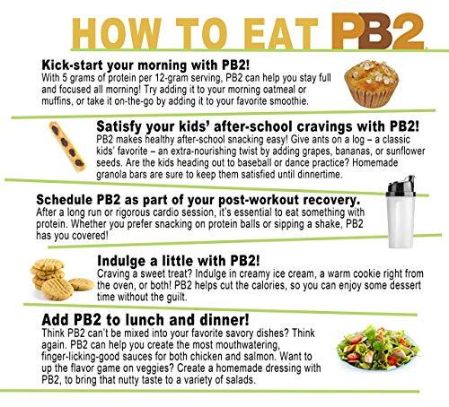 PB2 Foods PB2 Powdered Peanut Butter, 1lb Jar (2-pack)