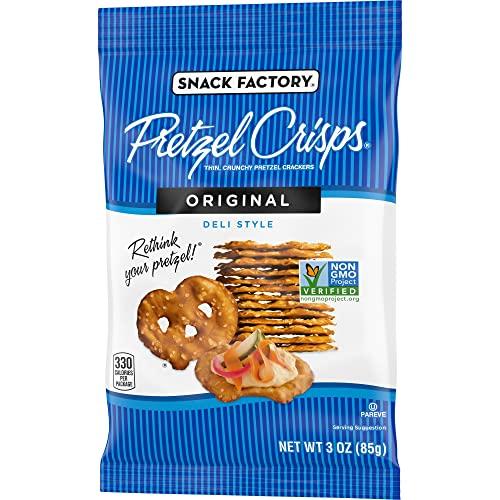 Snack Factory Snack Factory Pretzel Crisps, Original, On-the-Go Bag, 3 Oz