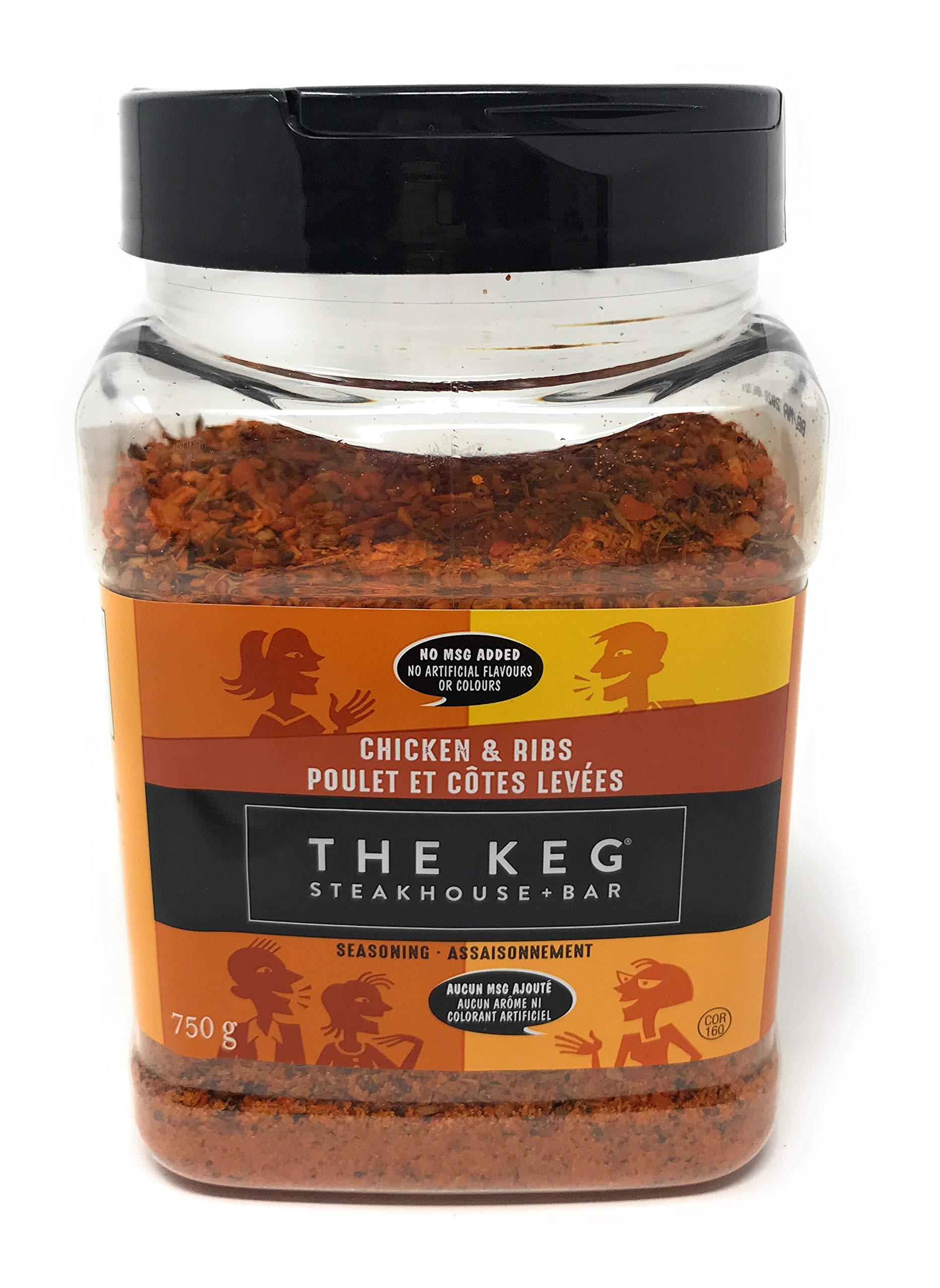 The Keg The Keg Chicken & Ribs Seasoning - 750 Gram Reusable Container, Product of Canada