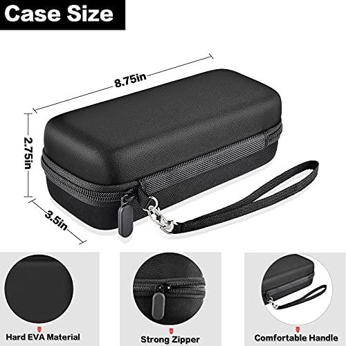 Comecase Toothbrush Travel Case Compatible with Oral-B Pro 1000, 2000, 3000, 3500, 1500/ for Philips Sonicare ProtectiveClean 4100 5100 Electric Toothbrush with Mesh Pocket for Accessories - Black ( Bag Only)