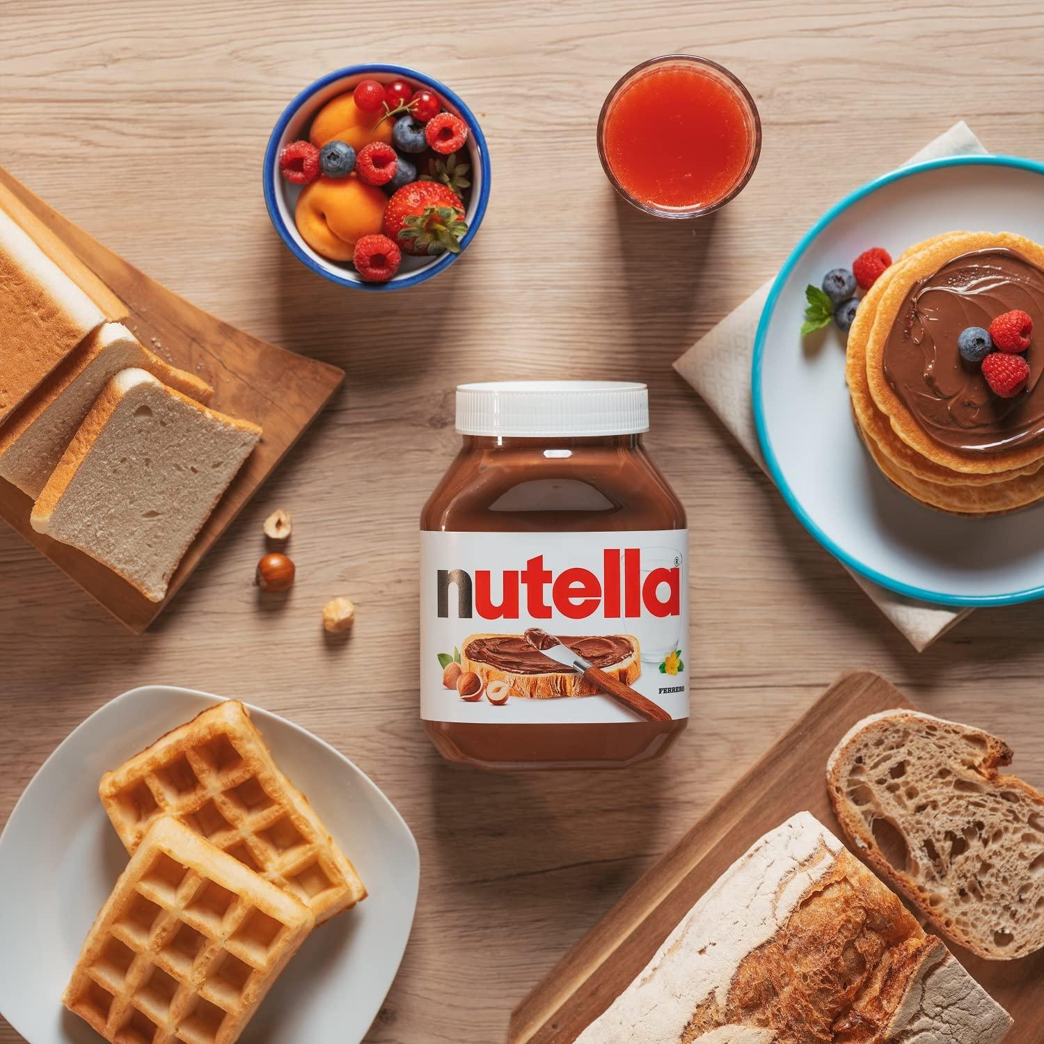 Nutella Nutella Hazelnut Chocolate Spread, 1kg/35.3 oz, (6 pack) {Imported from Canada}