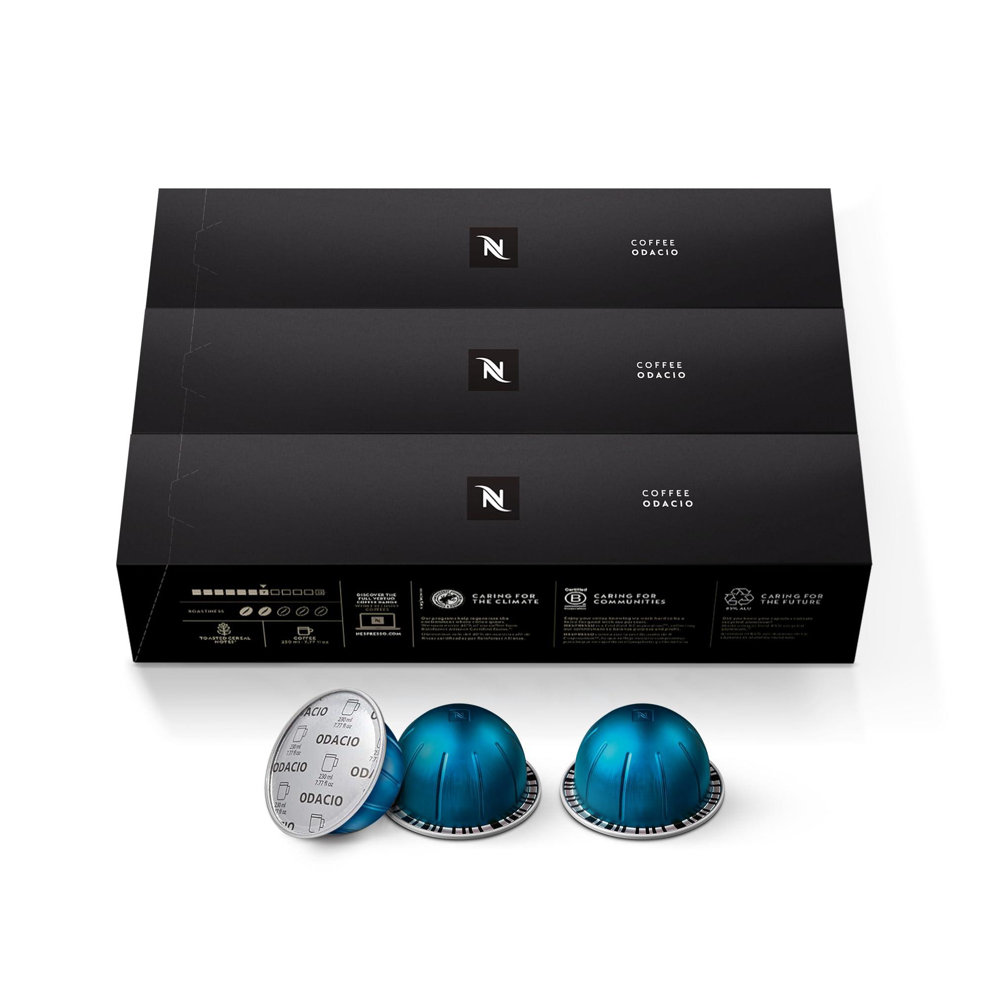 Nespresso Nespresso Capsules Vertuo, Odacio, Medium Roast Coffee, 30-Count Coffee Pods, Brews 7.8oz.