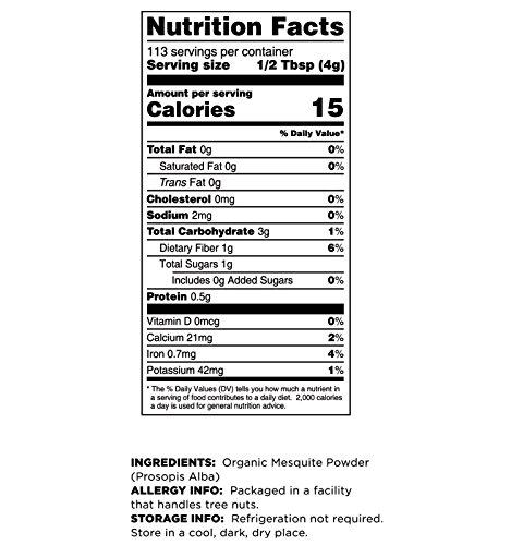 Terrasoul Superfoods Terrasoul Superfoods Organic Mesquite Powder, 16 Oz, Baking Ingredient, Nutrient-Packed Smoothie Booster, BBQ Marinade Enhancer, Coffee Flavor Enhancer