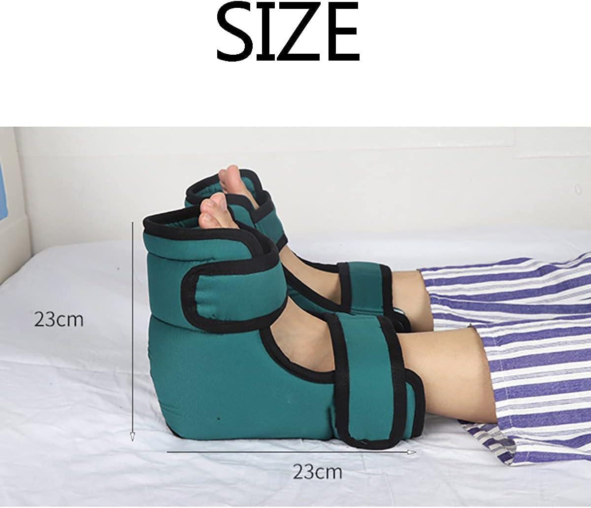 ExKaTe Heel Protector Cushion, 1 Pair Pressure-Relieving Heel Protector, Soft Washable Pressure Relieving Pillow Boot for Pressure Sores, Bed Sores, Injuries - Foot Pillow.