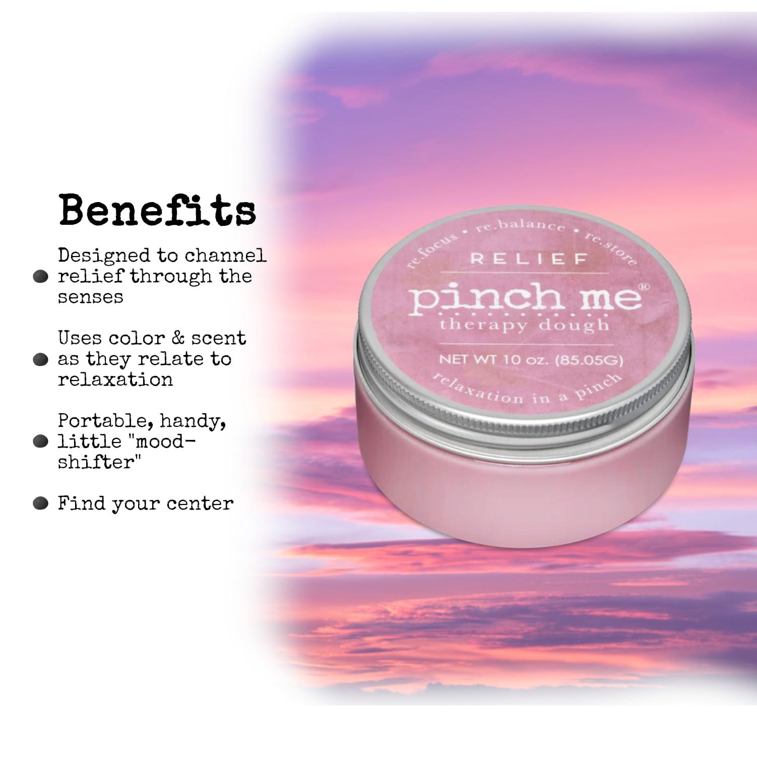 Pinch Me Pinch Me Therapy Dough - Holistic Aromatherapy Stress Relieving Putty - 10 Ounce Relief Scent