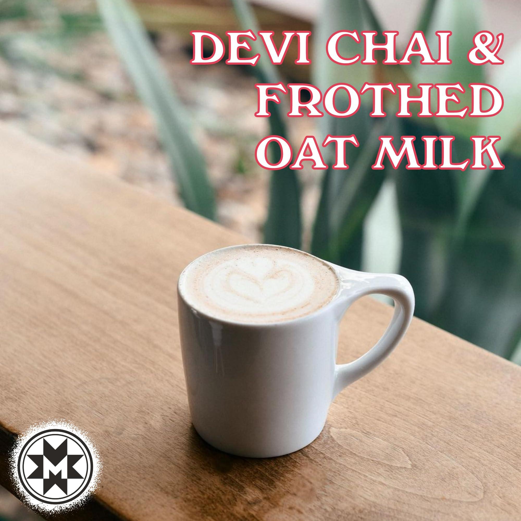 Maya Tea Maya Chai Tea Concentrate, Devi, Extra Spice, Heritage Recipe, 64 Fl Oz, Pack of 4 with 1 Pump