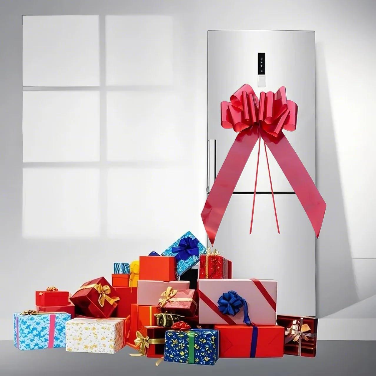 Pinkell Big Car Bow, Big Red Bow, Giant Car Bow, Large Bow, 30 Inch Bow for Large Present Decoration.