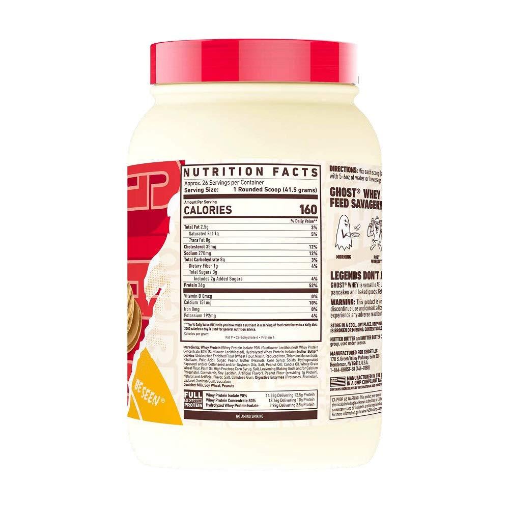 Nutter Butter Ghost Whey Protein \"Nutter Butter\"