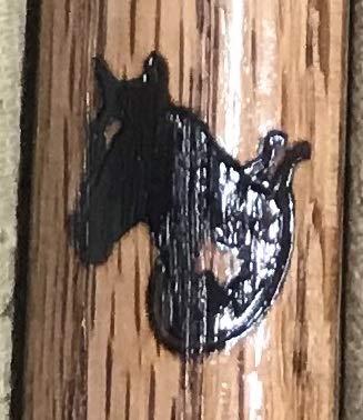 Bubba Stik Walking Cane - Original Bubba Stik "Standard" Style Walking Stick with Brass Hame Handle. Made in Texas by Real Texans. (Oak, 36" Tall)