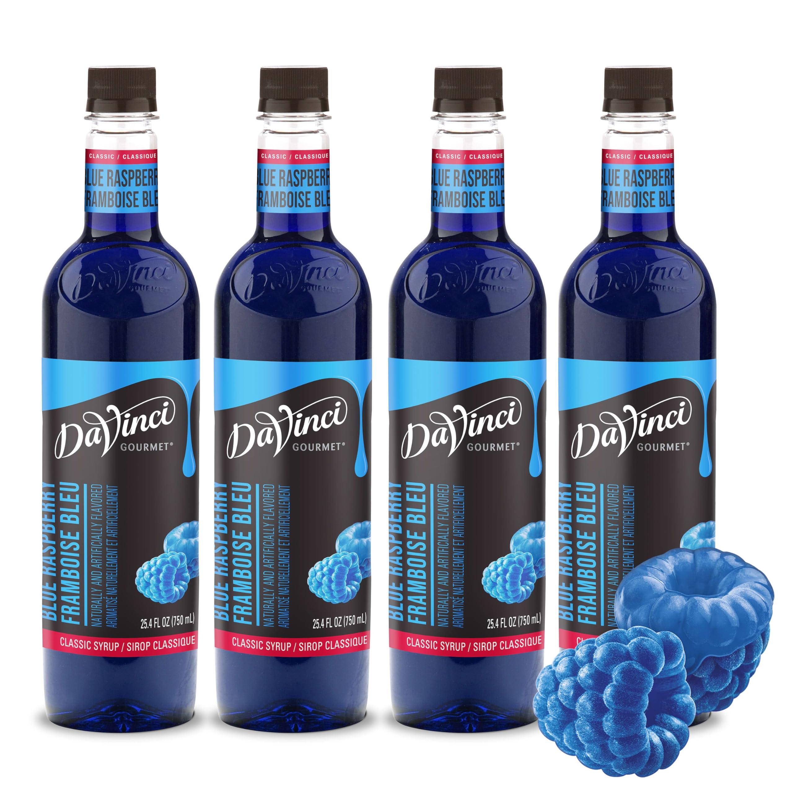DaVinci Gourmet DaVinci Gourmet Classic Blue Raspberry, 25.4 Fluid Ounce (Pack of 4)
