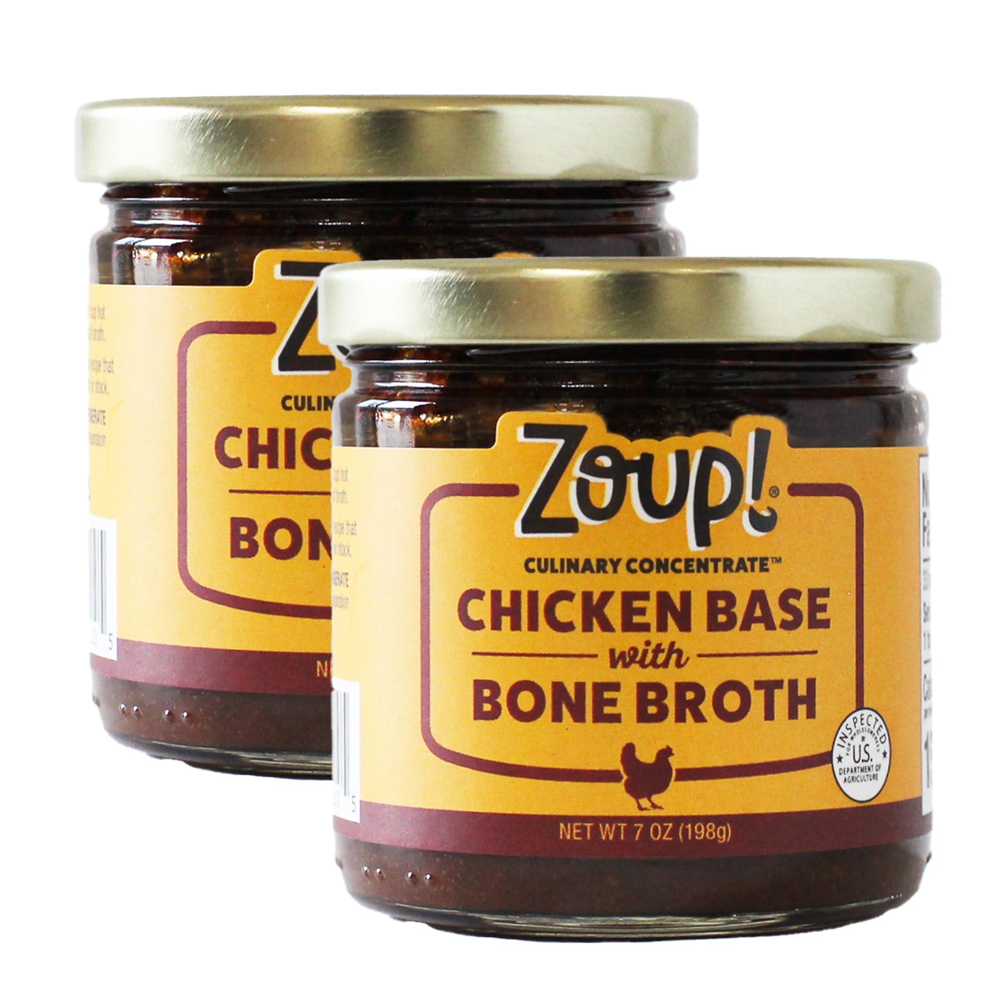 Zoup! Zoup! Good, Really Good Chicken Bone Broth Culinary Concentrate, 2 Pack, 7 Oz Each